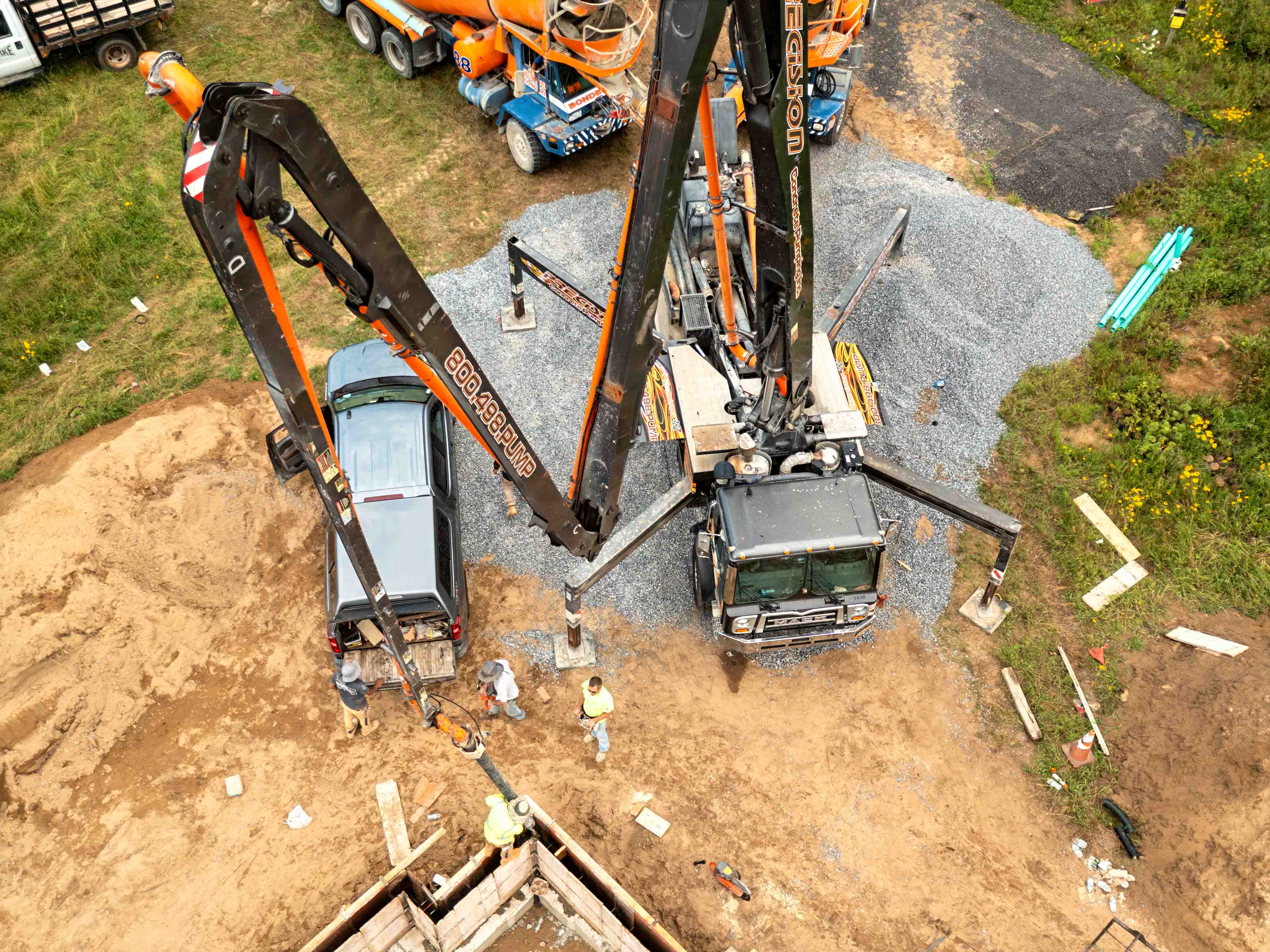 Concrete Operations: New House Construction near Wilton, NY concrete-foundation-pouring-new-house-construction-wilton-ny
